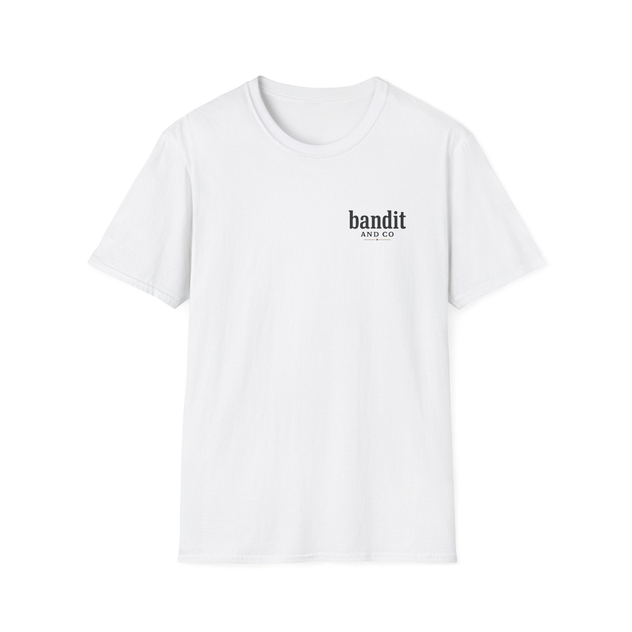 Western Cowboy Graphic T-Shirt, Perfect for Casual Outings, Gifts, or Celebrations, Vintage Bandit Design