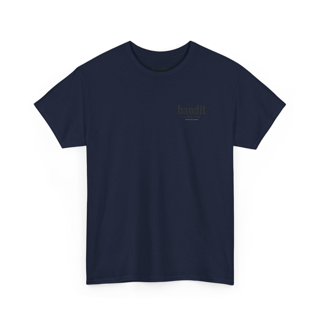 Bandit & Co. Unisex Heavy Cotton Tee, Casual Style, Graphic T-Shirt, Gift for Collectors, Everyday Wear, Cool Streetwear