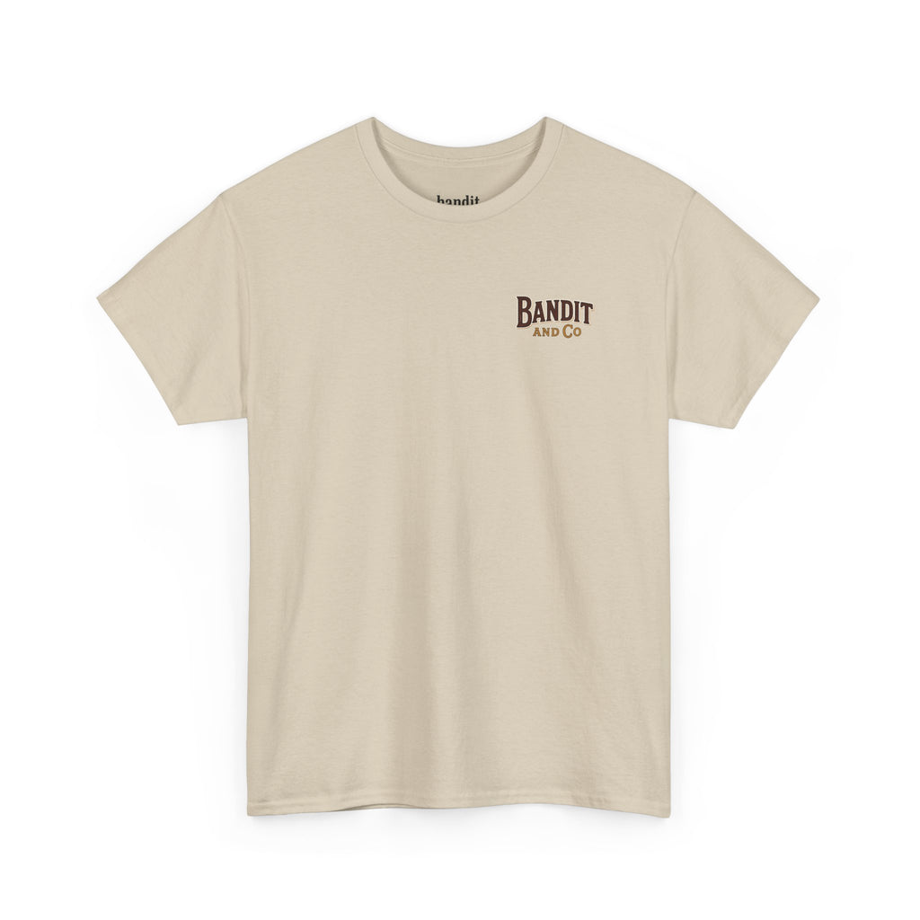 Nature-Inspired Unisex Heavy Cotton Tee - Cozy Outdoor Vibes for Adventure Lovers, Gift for Camping, Hiking, and Nature Enthusiasts