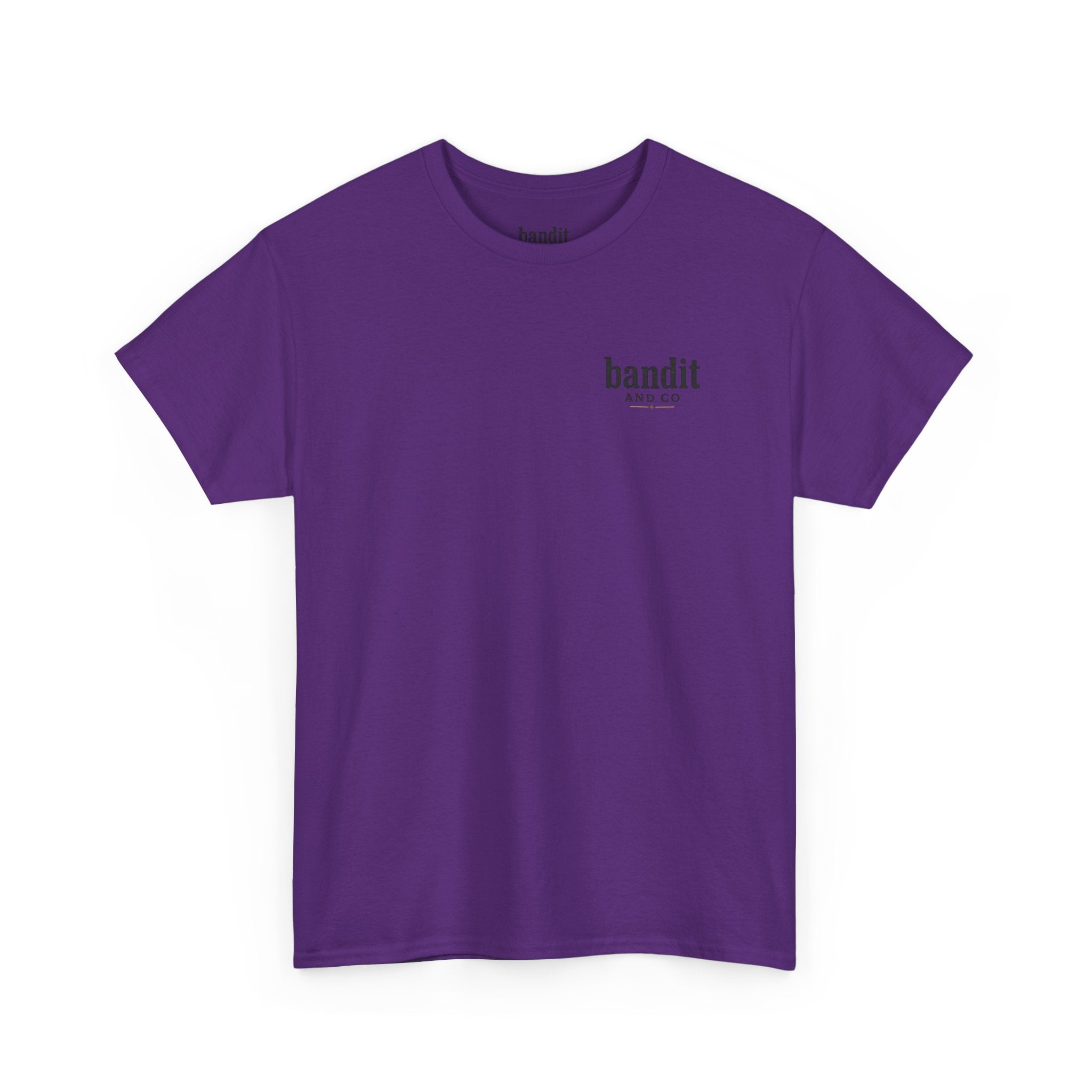 Bandit & Co. Unisex Heavy Cotton Tee, Casual Style, Graphic T-Shirt, Gift for Collectors, Everyday Wear, Cool Streetwear