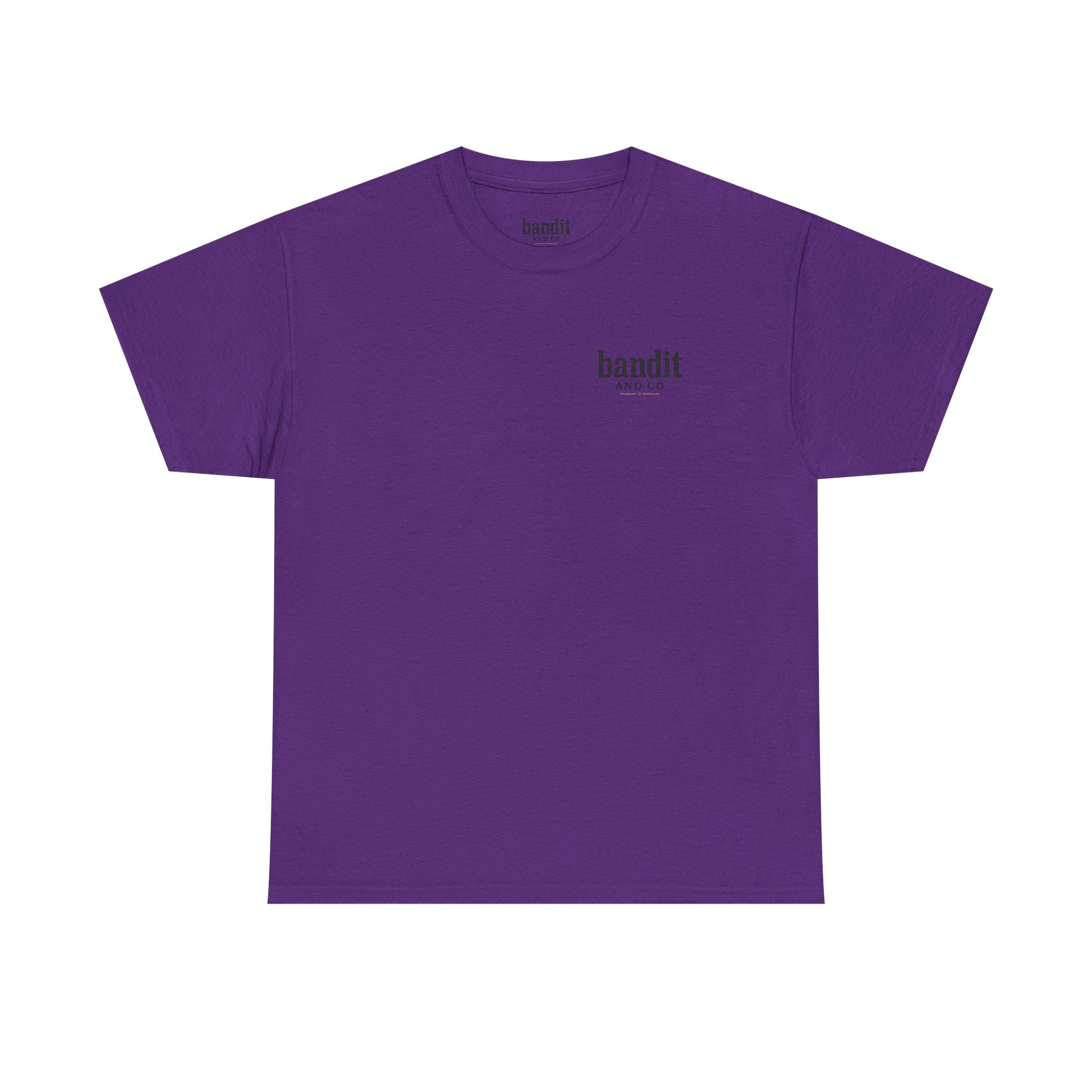 Bandit & Co. Unisex Heavy Cotton Tee, Casual Style, Graphic T-Shirt, Gift for Collectors, Everyday Wear, Cool Streetwear