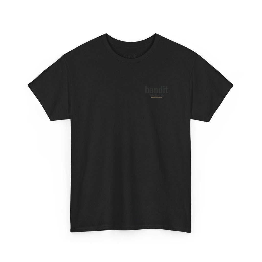 Bandit & Co. Unisex Heavy Cotton Tee, Casual Style, Graphic T-Shirt, Gift for Collectors, Everyday Wear, Cool Streetwear