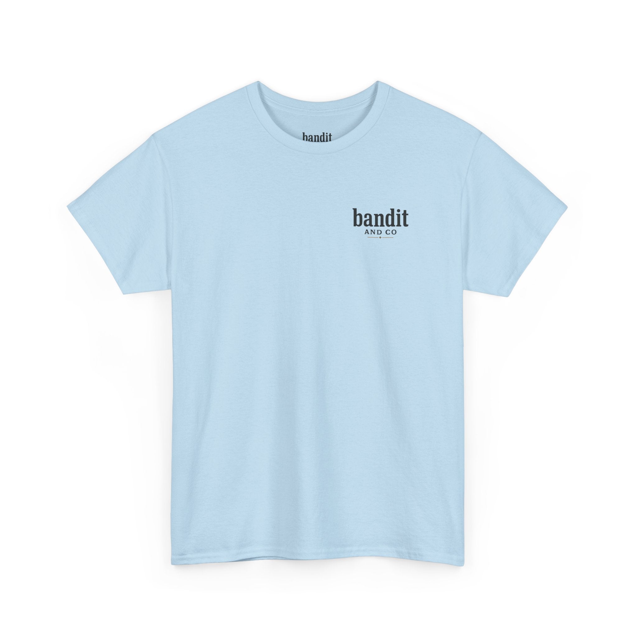 Bandit & Co. Unisex Heavy Cotton Tee, Casual Style, Graphic T-Shirt, Gift for Collectors, Everyday Wear, Cool Streetwear