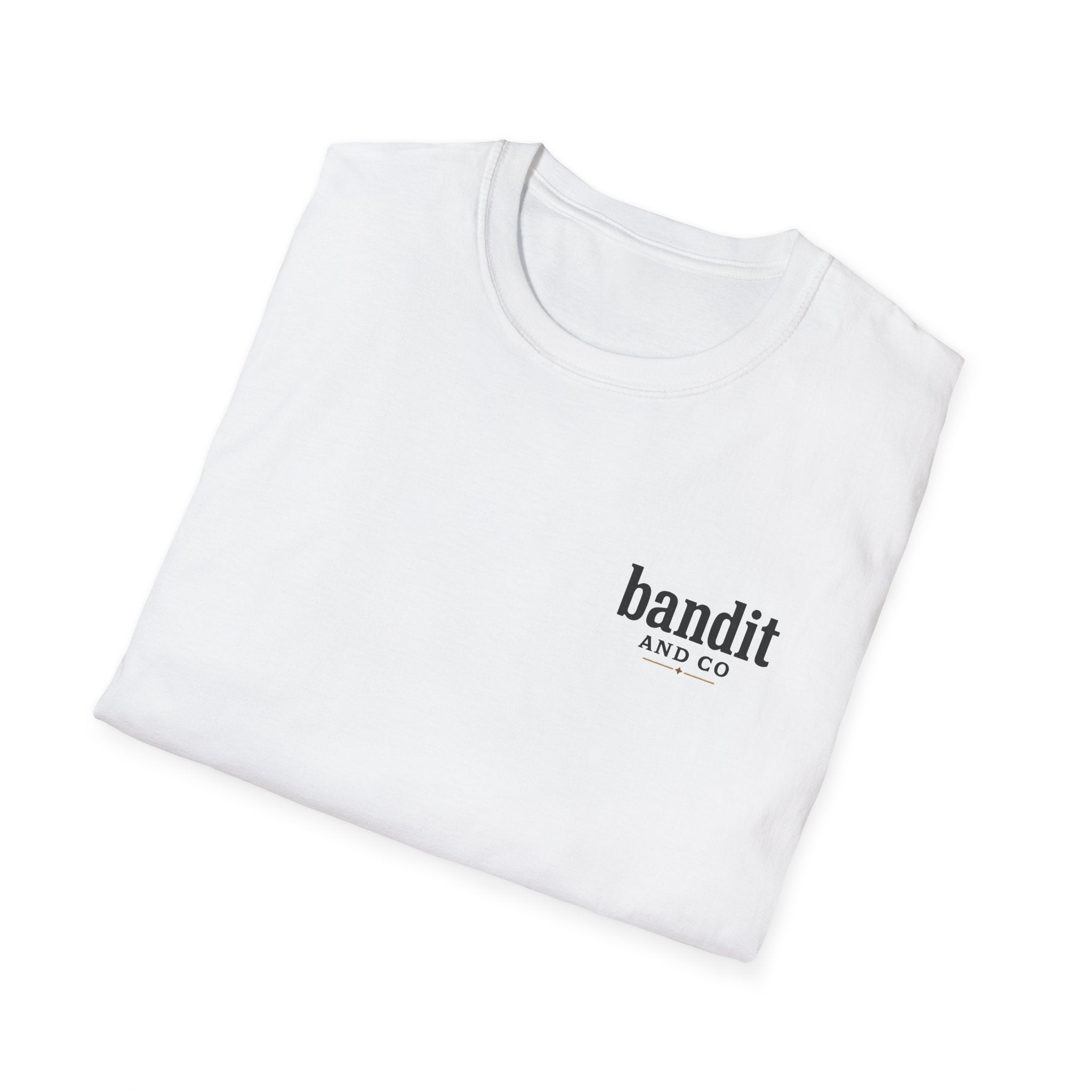 Western Cowboy Graphic T-Shirt, Perfect for Casual Outings, Gifts, or Celebrations, Vintage Bandit Design