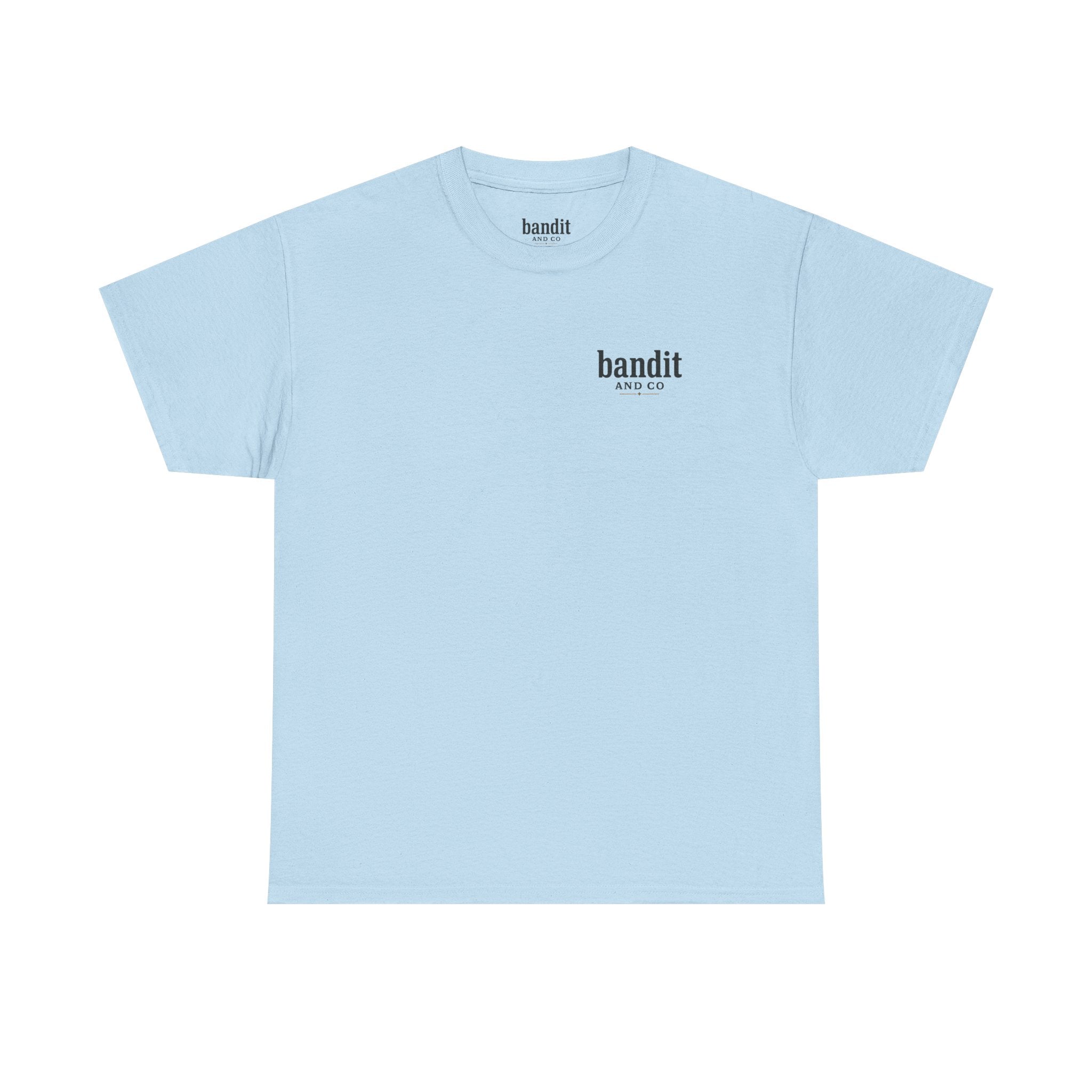 Bandit & Co. Unisex Heavy Cotton Tee, Casual Style, Graphic T-Shirt, Gift for Collectors, Everyday Wear, Cool Streetwear