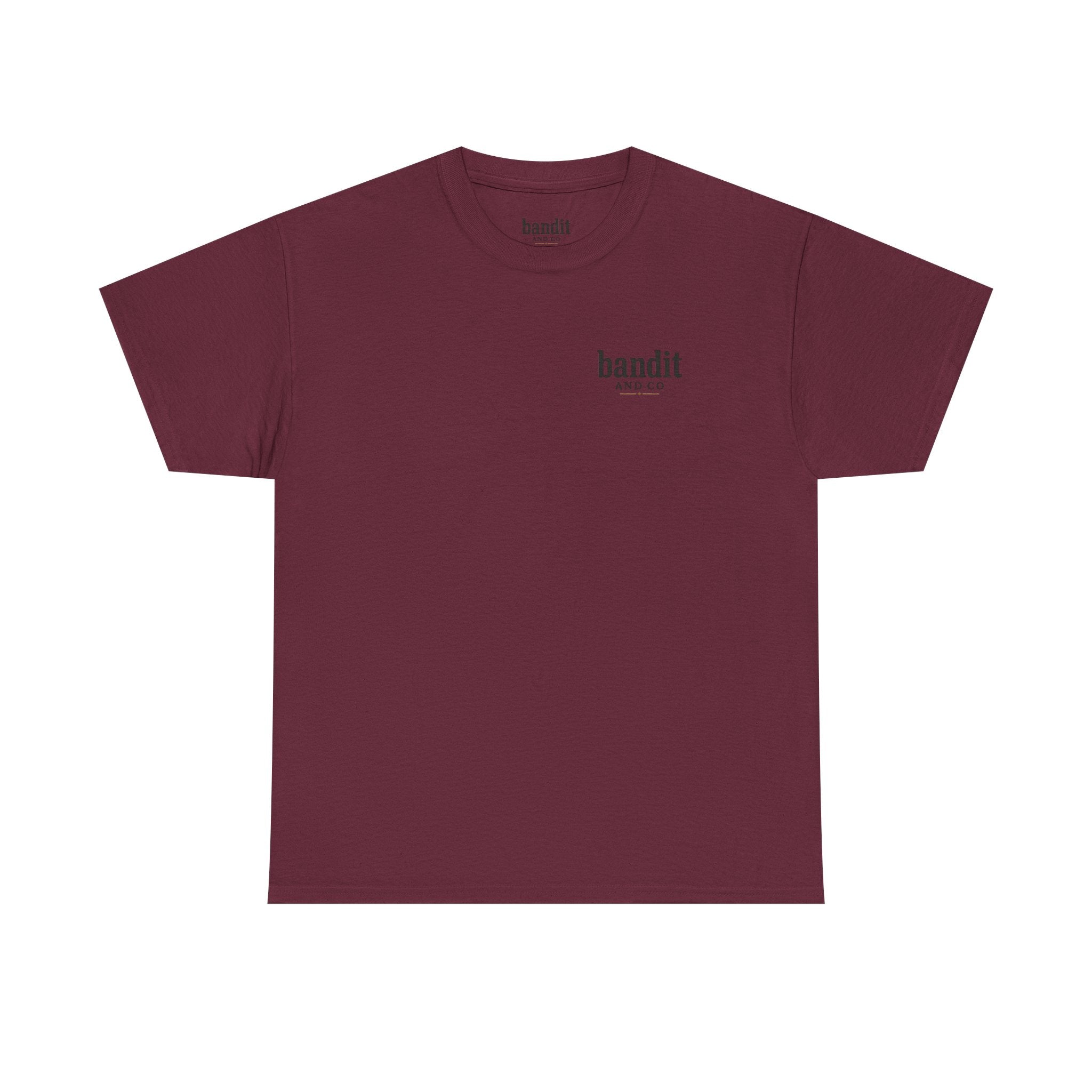 Bandit & Co. Unisex Heavy Cotton Tee, Casual Style, Graphic T-Shirt, Gift for Collectors, Everyday Wear, Cool Streetwear