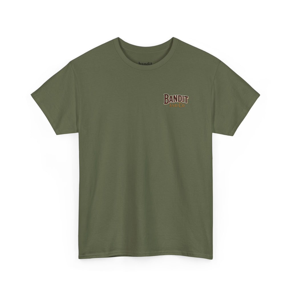 Nature-Inspired Unisex Heavy Cotton Tee - Cozy Outdoor Vibes for Adventure Lovers, Gift for Camping, Hiking, and Nature Enthusiasts